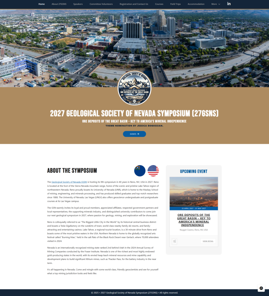 Website design template